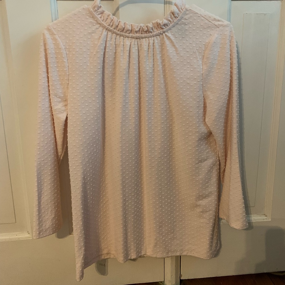 Ann Taylor Factory pale pink top, size small.